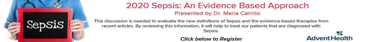 2021 Sepsis - An Evidence Based Approach Banner